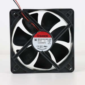 Ventilador Axial Eléctrico de Refrigeración para Gabinete SUNON EEC0381B3-000C-A99 120x120x38mm 12VDC 241mA 2.9W 2100RPM 93CFM con Rodamiento de Bolas - Product Image 1