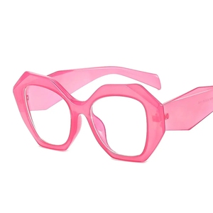 Nouvelles lunettes anti-lumière bleue carrées couleur bonbon pour femmes, monture optique vintage en plastique, nouvelle mode - Product Image 6