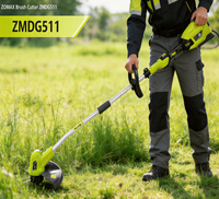بطارية ليثيوم كهربائية لاسلكية بدون فرشاة ZMDG 511 58 فولت لأدوات تشذيب العشب، قاطع أعشاب للاستخدام المنزلي (الأداة فقط)