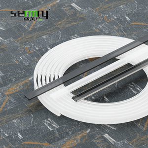 Plinthe murale en alliage d'aluminium <span class=keywords><strong>de</strong></span> conception moderne avec éclairage LED pour escalier, <span class=keywords><strong>couloir</strong></span>, éclairage <span class=keywords><strong>de</strong></span> carrelage mural - Product Image 5