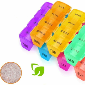 Vòng 4 lần cầu vồng hàng tuần thuốc thuốc trường hợp 28 trường hợp hàng ngày thuốc hộp 28 ngăn thuốc tổ chức cho vitamin y học - Product Image 4