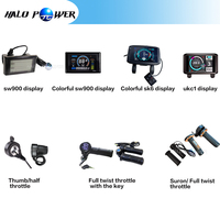 Moteur de Moyeu à Entraînement Direct Sans Balais et Sans Engrenage de 5000W, 2000W, 3000W ou 8000W et Kit de Conversion Vélo Électrique avec Batterie pour E-Bike