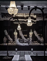 Support de lustre télescopique en aluminium réglable, robuste, pour mariage, fête, événements, décoration de scène