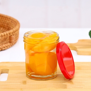 Pot à confiture en verre <span class=keywords><strong>Le</strong></span> <span class=keywords><strong>Parfait</strong></span> Style avec couvercle en métal pour confitures de fruits et sauces - Product Image 5