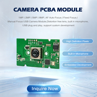 Module de caméra PC 4000*3000, caméra PC 4K Full HD avec micro USB, carte PCB de caméra PC, conception personnalisée, webcam 4K 60fps pour PC