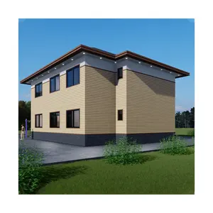 집 호화스러운 가벼운 강철 구조물 건물 제조 가정 별장