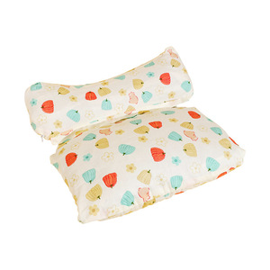 Almohada de trigo sarraceno de una pieza, para uso doméstico, almohada cervical triangular, almohada combinada de tela de algodón y artemisa - Product Image 2