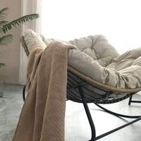 Fauteuil de relaxation pivotant pour intérieur, chambre et balcon, fauteuil nid d'oiseau, canapé paresseux tendance