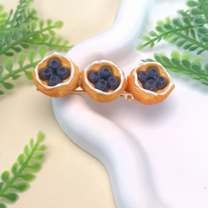 1 Uds Mini horquillas para <span class=keywords><strong>pan</strong></span> pastel pinzas para el cabello niños <span class=keywords><strong>dulce</strong></span> caramelo horquilla accesorios para el cabello para niños - Product Image 6