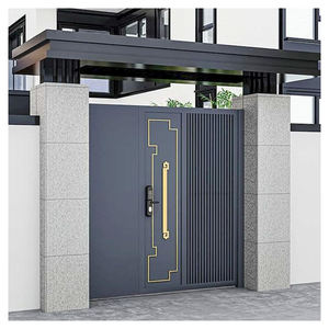 Puerta de Aluminio Extra Ancha para Entradas de Vehículos Múltiples en Villas de Lujo, con Capacidad para Varias Unidades Simultáneamente - Product Image 6