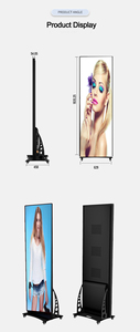 Pantalla de póster LED vertical P2 P1.86, pantalla de tienda de ropa para centro comercial, pantalla de visualización a todo color para Centro Comercial - Product Image 4