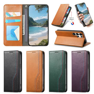 Funda Protectora Magnética con Correa de Mano y Ranura para Tarjetas en Colores Puros para <span class=keywords><strong>Samsung</strong></span> S26 Ultra para iPhone 17 Pro Max - Product Image 1