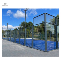 Terrain de padel à rendement élevé pour les clubs sportifs, solution commerciale rentable pour les terrains de padel extérieurs