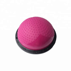 Ballon d'équilibre multifonction en demi-cercle pour enfants, épaissi, en ABS, pour entraînement sensoriel et yoga - Product Image 4