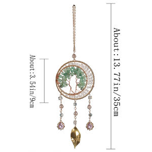 Grosir liontin kristal penangkap matahari liontin lonceng angin bulan penangkap mimpi sinar matahari pelangi - Product Image 2