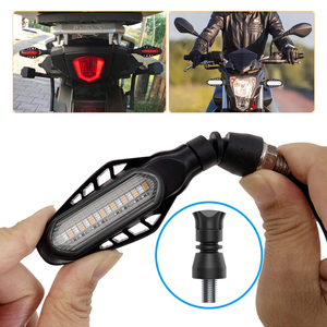 אוניברסלי 12v אופנוע הוביל להפוך אותות-פנסים ענבר/לבן/אדום אורות, אפשרויות עדשה ברורות & מעושן, אור - Product Image 6
