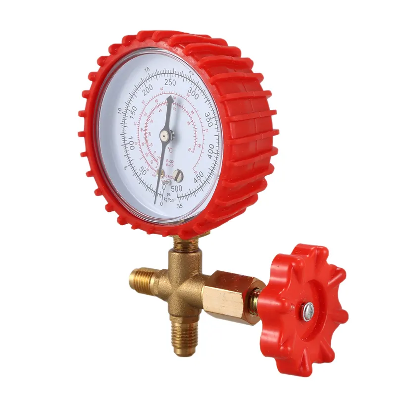 HUBEN Kältemittel manometer Klimaanlage Ladedruck messer Manometer Manometer für R12 R502 R22 R410