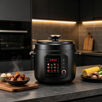 Cuisinière à pression électrique multi-menus 6L, fonctionnement à une touche, pot antiadhésif, cuisinière à pression domestique pour
