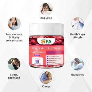 Gummies de glycinate de magnésium OEM en gros de haute qualité pour une meilleure qualité de sommeil et la prévention des crampes musculaires - Product Image 4