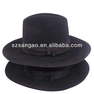 Chapeau juif en pure laine, style Fedora, ajustable, pour les quatre saisons, unisexe - Product Image 3