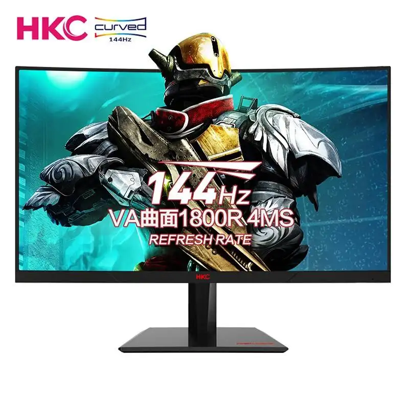 Màn Hình Máy Tính Để Bàn HKC GF40 23.6inch144HZ Chính Hãng Màn Hình LCD Bề Mặt Cong Trò Chơi Video Rất Phù Hợp