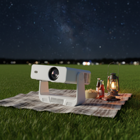 Projecteur portable mini LED JUNUO C880 4K 720P, home cinéma, Android 14, projecteur intelligent, BT double bande, WiFi, haut-parleurs intégrés