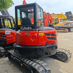 Escavatore Compatto Usato in Vendita KUBOTA 155-5 Classe 5-6 Tonnellate con Cingoli in Gomma per Lavori di Paesaggistica e Agricoltura 155-3 - Product Image 4