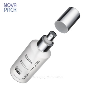 Bouteilles pulvérisatrices en plastique dépoli à épaule inclinée 100ml 150ml 200ml, flacons pour brume corporelle, flacons pour tonique facial, pulvérisateur en aluminium - Product Image 6