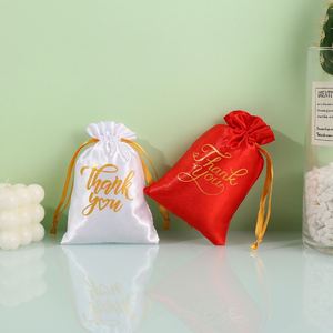 Direct Factory Sale High-End Velvet Drawstring Satin Bag Dustproof Jewelry Gift Packaging for <b>Wig</b> New Design Recyclable Feature - Product Image 4
