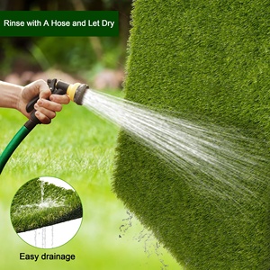 긴 수명 25mm 30mm 개 애완 동물 친화적 인 인공 잔디 2m x 25m 정원 발코니 테라스 용 내구성 인조 잔디 - Product Image 4