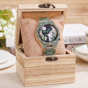 El yapımı klasik kuvars ahşap izle işaretçi arama ekran ile özel Logo OEM marka düşük adedi Dropshipping toptan - Product Image 6