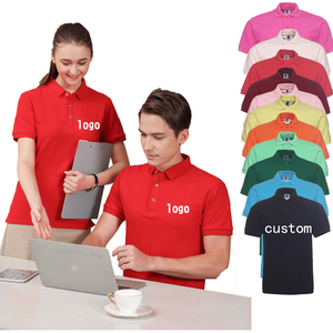 Polo da <span class=keywords><strong>Uomo</strong></span> con Logo Ricamato, in Cotone, Manica Corta, per Golf e <span class=keywords><strong>Tennis</strong></span>, T-Shirt Sportiva con Colletto - Product Image 3