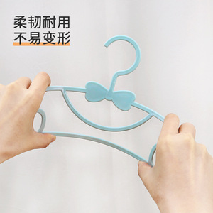 Cintres pour enfants, petite taille, en plastique antidérapant, pour vêtements de bébé, usage domestique - Product Image 4