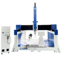 Machine de fraisage CNC pour bois et mousse avec fonction de changement d'outil automatique à haute rigidité, accessoire rotatif 4 axes/5 axes