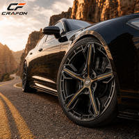 Jantes forgées CF 20 21 pouces 5x112 PCD 78.1 CB pour voitures particulières, compatibles avec Audi RS6 RS7, jantes sport échelonnées