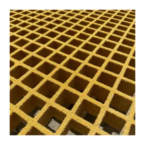 38x38mm sợi thủy tinh không trượt gritted bề mặt Grating FRP GRP đúc sàn gritted Bìa Grating