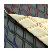 3D Quilting automobile Cuero PVC Rexine cuir synthétique Faux revêtement de voiture tissu cuir pour sièges de voiture