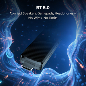 TV98 ATV X9 TV Stick <span class=keywords><strong>CPU</strong></span> <span class=keywords><strong>Allwinner</strong></span> <span class=keywords><strong>H313</strong></span> Android 14.0 2 Go 16 Go de mémoire de stockage, double prise en charge du Wi-Fi, télécommande vocale - Product Image 4
