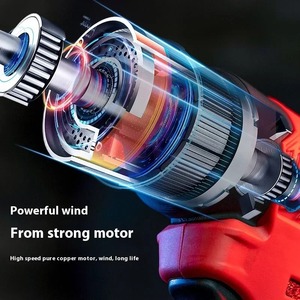 Soplador de Aire Profesional de Alta Potencia para Batería M12 (Batería <span class=keywords><strong>No</strong></span> Incluida), Ventilador de Mano Potente para Camping y Viajes, Ventilador Turbo - Product Image 3