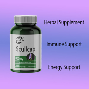 Scullcap 500mg, Venta Caliente OEM/ODM |   200 Cápsulas |   Extracto Concentrado de la Planta de Scullcap |   Sin OMG, Sin Gluten - Product Image 3