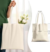 Bolsas de Regalo Reutilizables de Lona Premium MOLOVA con Asas, Sin Cierre, Hechas en China, Paquete de 1 a 200 Unidades Disponibles, para Trabajo, Manualidades, Compras