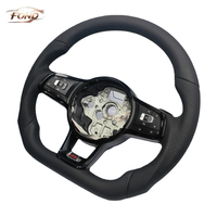 Volant en cuir pour Volkswagen Golf 6 7 GTI GTE R RS S-Line GTD Passat B8 B7 B6 MK7.5 VW Polo MK7 MK6 MK5