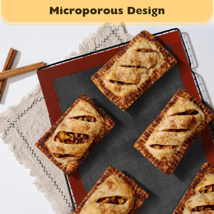 Micro Perforated Food Grade <b>Silicone</b> Durable Eco-Friendly Dishwasher Safe Oven <b>Baking</b> Mat 40*30cm for Macaron Pizza Bread Dough - Product Image 3
