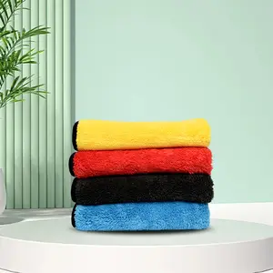 Large Size 1400GSM Korean Absorbent Car Detail Towel Twisted Loop Car Care Microfiber Car Wash Towel