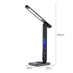Cargador inalámbrico QI para niños, habitación de estudiantes, cabecera táctil, atenuación continua, lámpara de escritorio para cuidar los ojos con <span class=keywords><strong>pantalla</strong></span> LED - Product Image 6