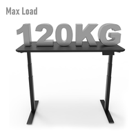 Cadre de bureau moderne intelligent à double moteur pour ordinateur portable réglable en hauteur cadre de bureau ergonomique pour ordinateur électrique