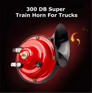 12V חשמלי חילזון צופר אוויר צופר משתולל קול עבור אופנוע אביזרי רכב סופר 300 DB רכבת צופר למשאיות רכב סטיילינג