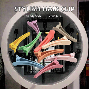 Pinza de Pelo Tipo Pico de Pato para Mujeres y Niñas, Accesorio de Moda para Peinado, Clip con Punta de Plástico para Peluquería - Product Image 2