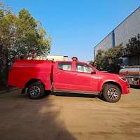 Camion de Pompiers et de Sauvetage ISUZU Pickup pour le Secours Forestier, Efficace et à Traction Intégrale (4 Roues Motrices)