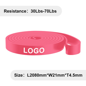 Full Body <b>Workout</b> Natural Latex Resistance <b>Bands</b> Set for Physical Therapy Fitness Training All Skin Types High - Product Image 6